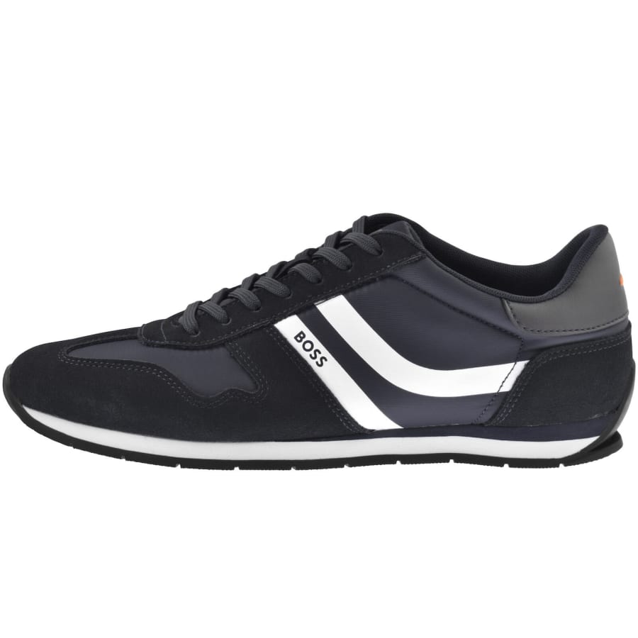 BOSS Levon Runner Trainers Dark Blue | Mainline Menswear x